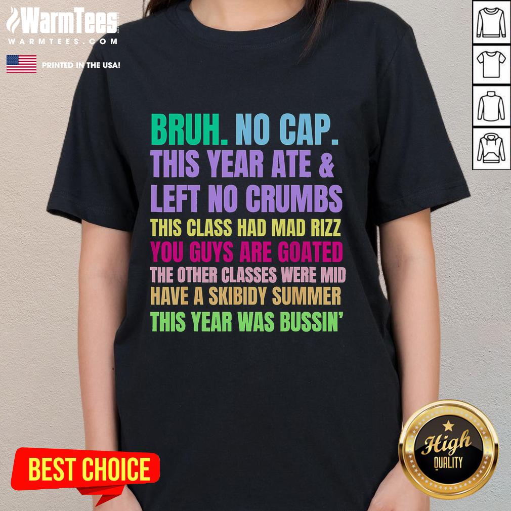 Funny Gen A Slang Teachers Happy Last Day Of School 2025 T-Shirt - Image 3