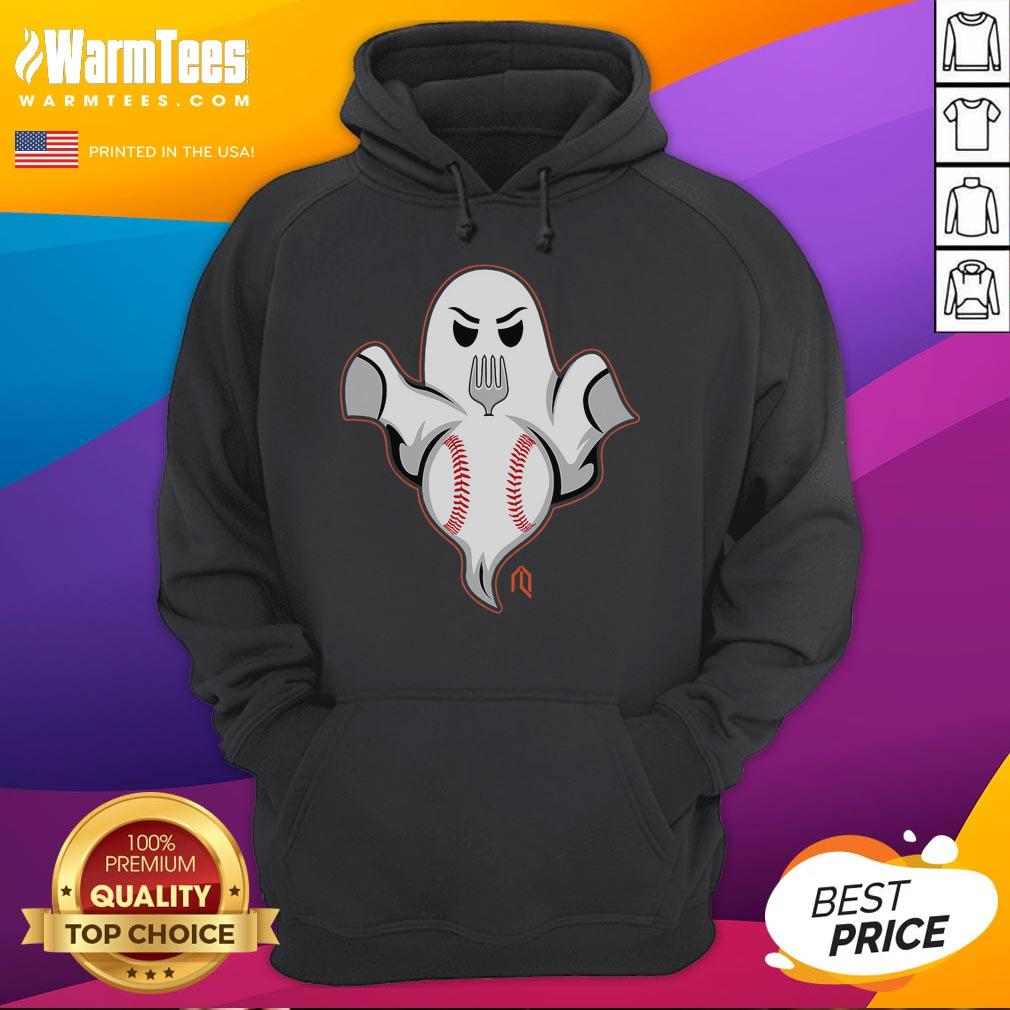 Funny Ghost Forkball Enza Football T-Shirt - Image 2
