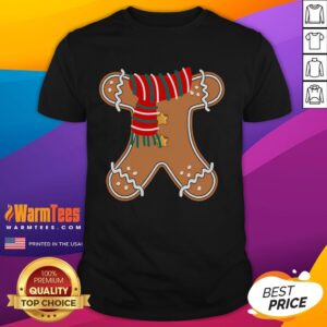 Funny Gingerbread Man Lost Head Christmas T-Shirt