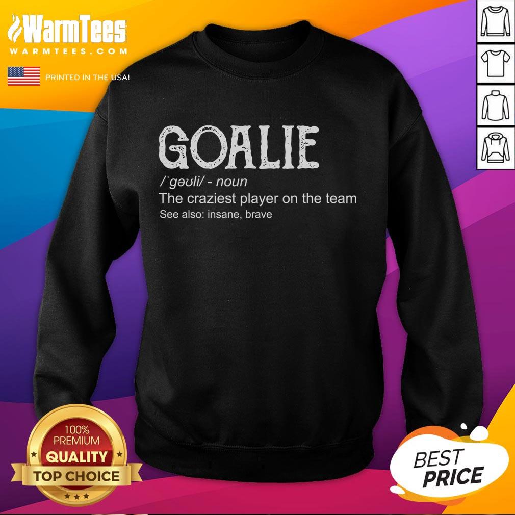 Funny Goalie Gear Cute Goalkeeper Definition T-Shirt - Image 5