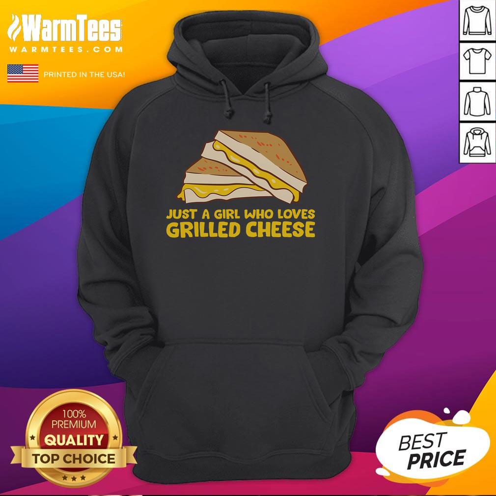 Funny Grilled Cheese Just A Girl Who Loves Grilled Cheese Shirt - Image 2