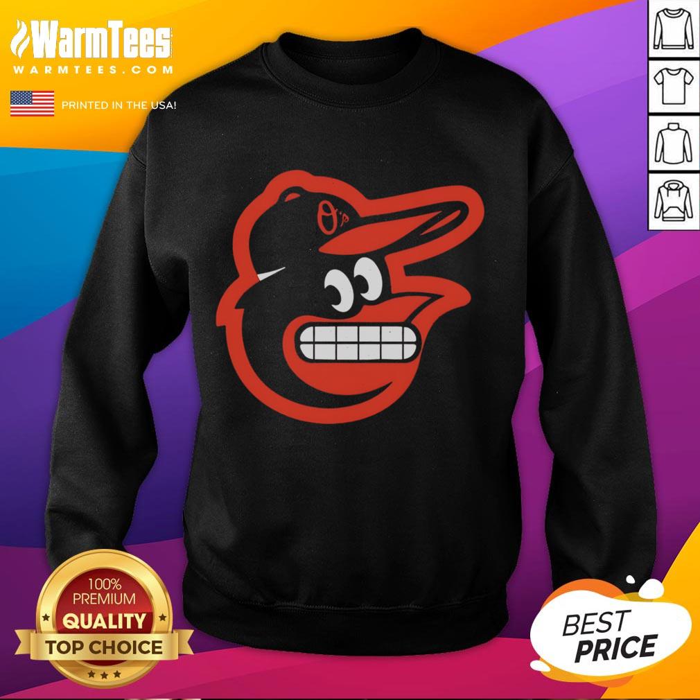 Funny Grimacing Oriole Baltimore Orioles Logo T-Shirt - Image 5