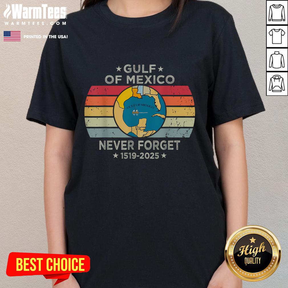 Funny Gulf Of USA America And Gulf Of Mexico July 4th T-Shirt - Image 3