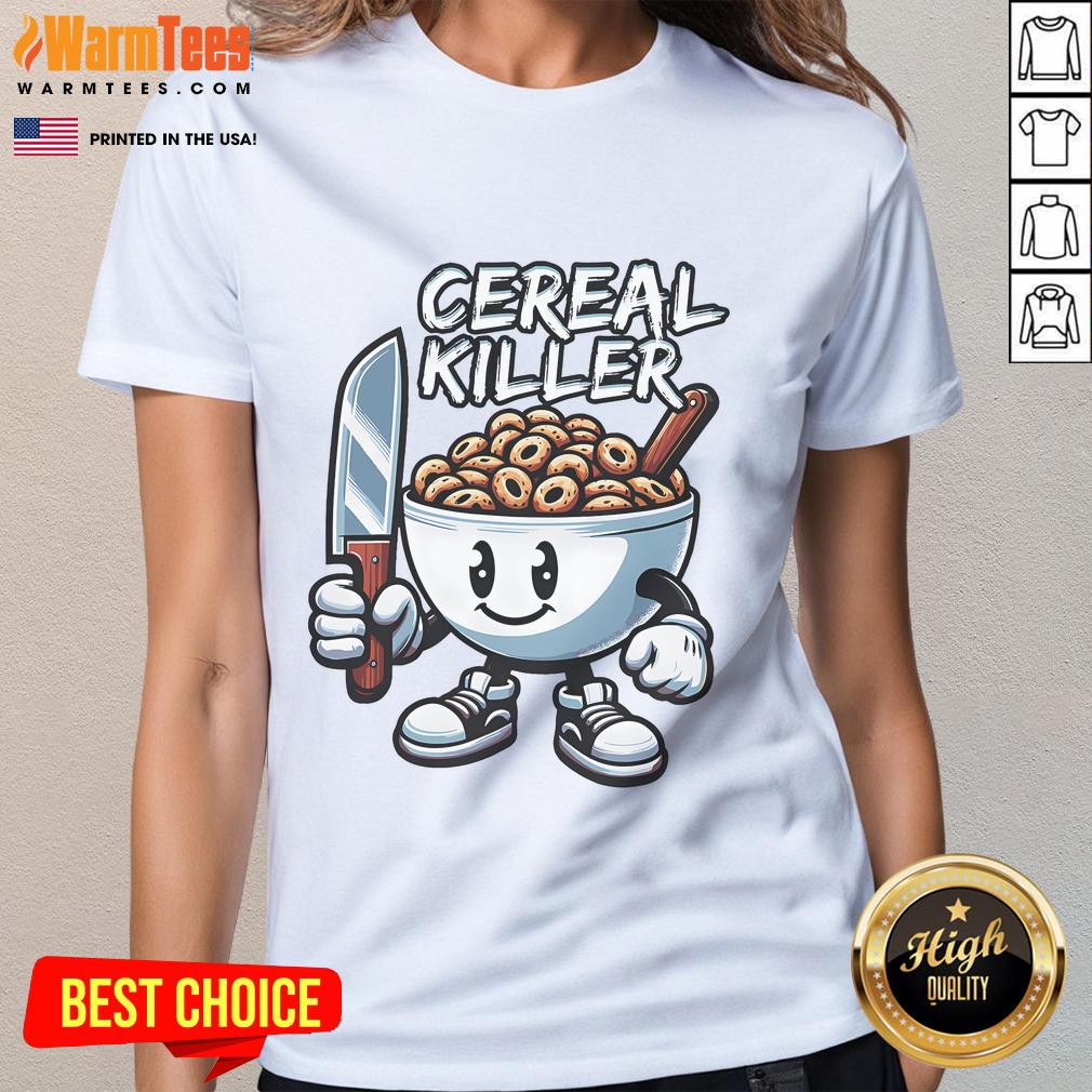 Funny Hilarious Cereal Killer Breakfast Cereal Cute T-Shirt - Image 3