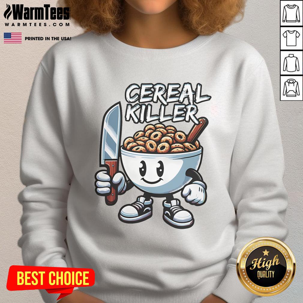 Funny Hilarious Cereal Killer Breakfast Cereal Cute T-Shirt - Image 5