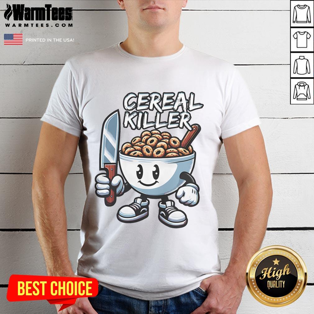 Funny Hilarious Cereal Killer Breakfast Cereal Cute T-Shirt