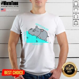 Funny Hippotenuse Math Mathematics Teacher Joke T-Shirt