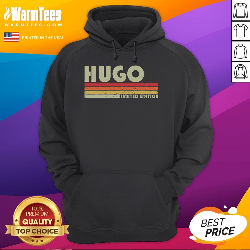Funny Hugo Name Personalized Retro Vintage Limited Edition T-Shirt - Image 2