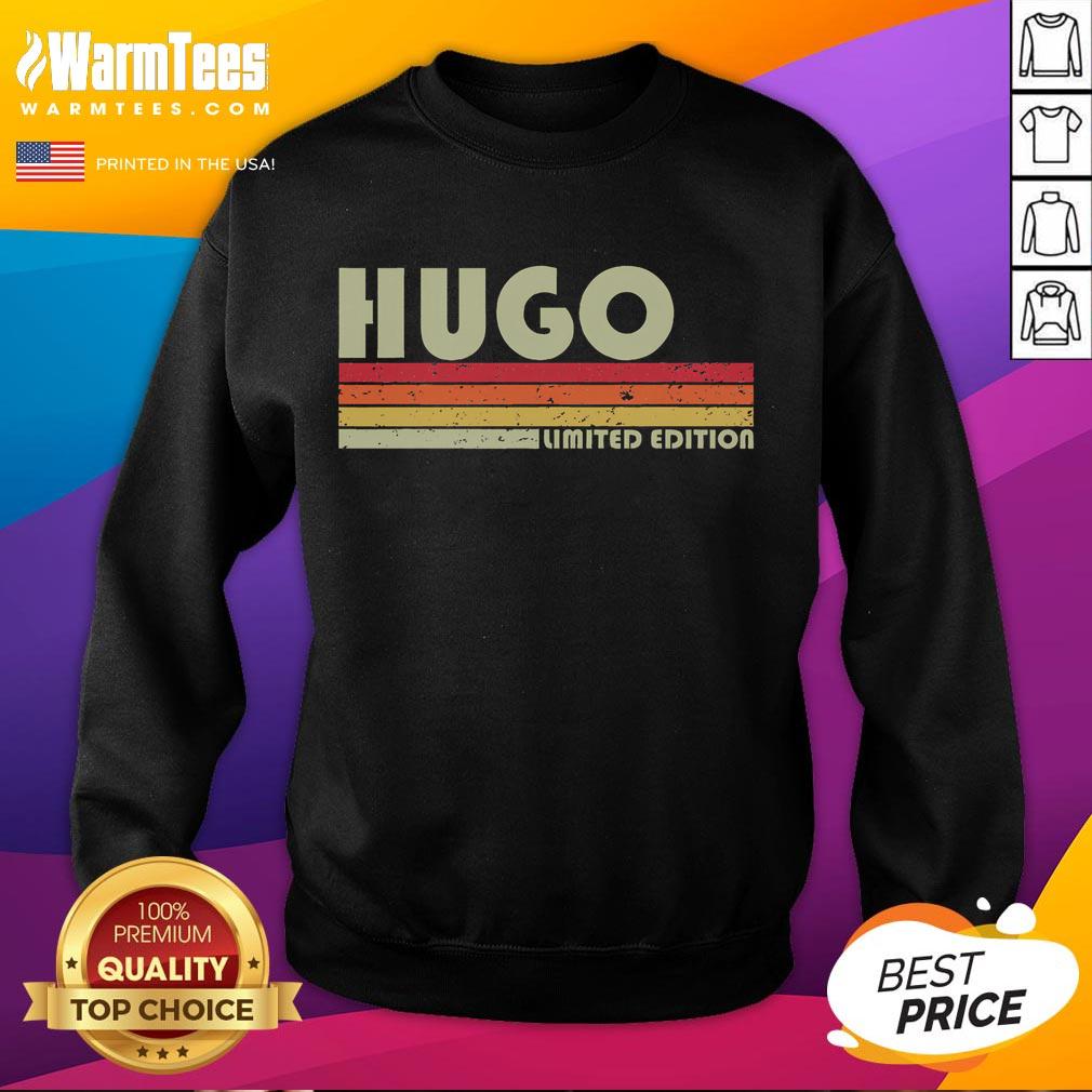 Funny Hugo Name Personalized Retro Vintage Limited Edition T-Shirt - Image 5