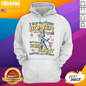 Alternative view of Funny I Got My First Boner Watching Bugs Bunny Dressed As A Woman T-Shirt