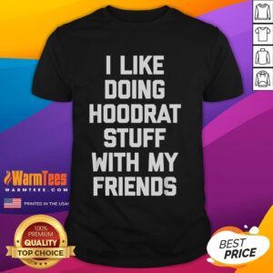 Funny I Like Doing Hoodrat Stuff With My Friends T-Shirt