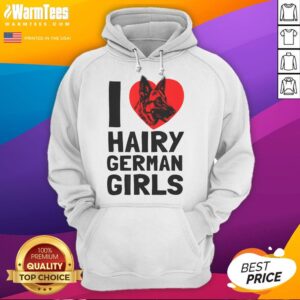 Alternative view of Funny I Love Hairy German Girls Shepherd T-Shirt