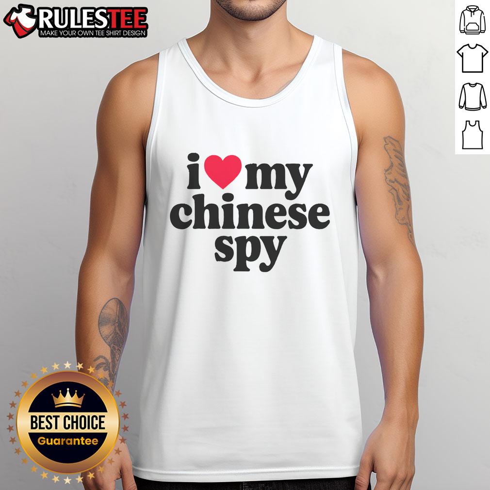 Funny I Love My Chinese Spy Statement T-Shirt - Image 4