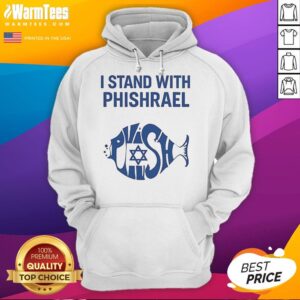 Alternative view of Funny I Stand With Phishrael T-Shirt