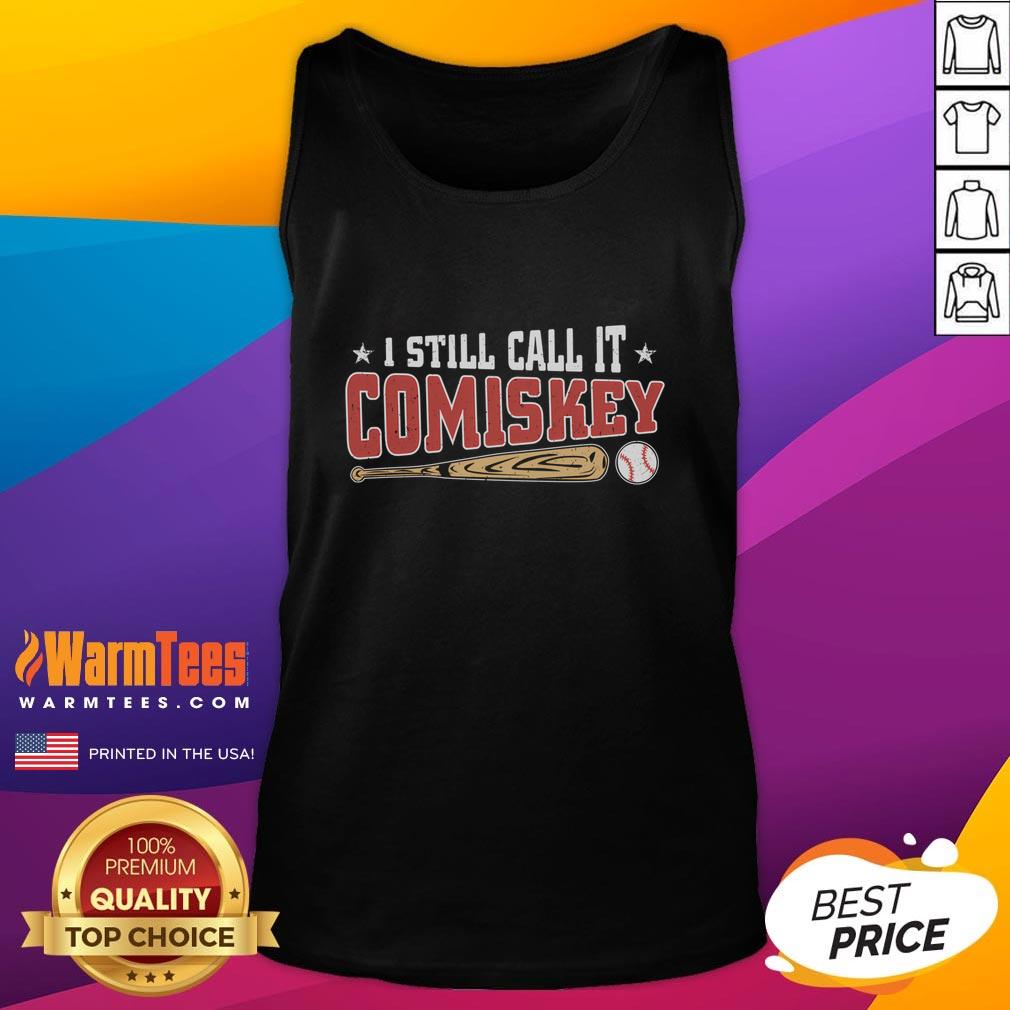 Funny I Still Call It Comiskey Chicago Baseball T-Shirt - Image 4
