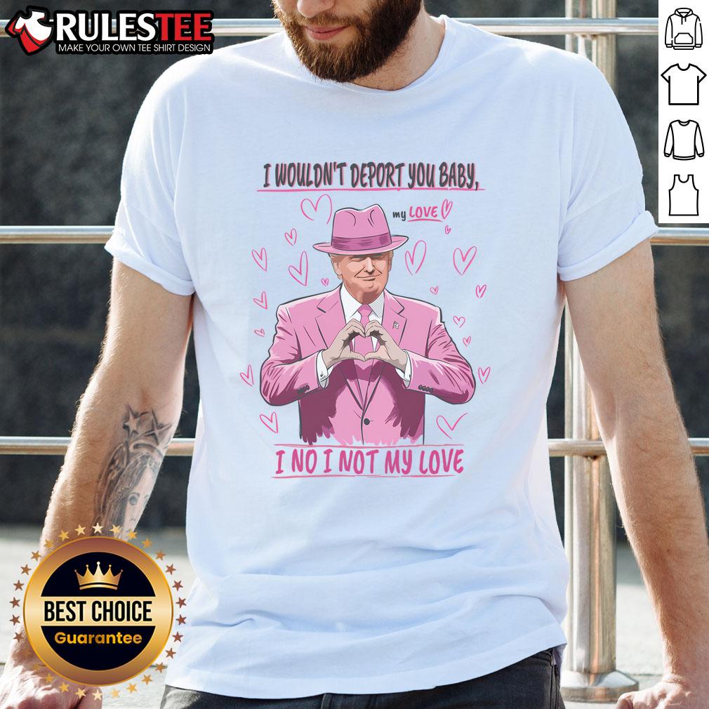 Funny I Wouldn't Deport You Baby I No I Not My Love T-Shirt