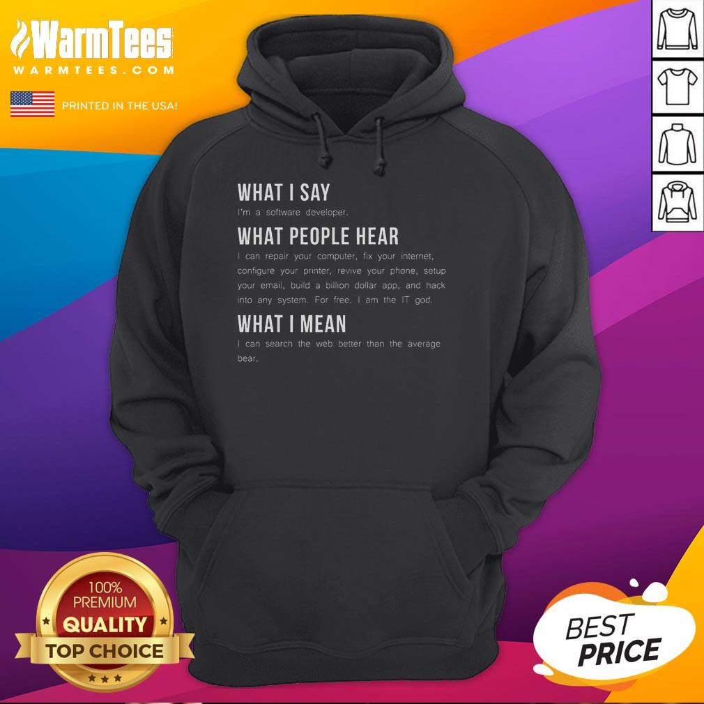 Funny I'm A Software Developer Programming T-Shirt - Image 2