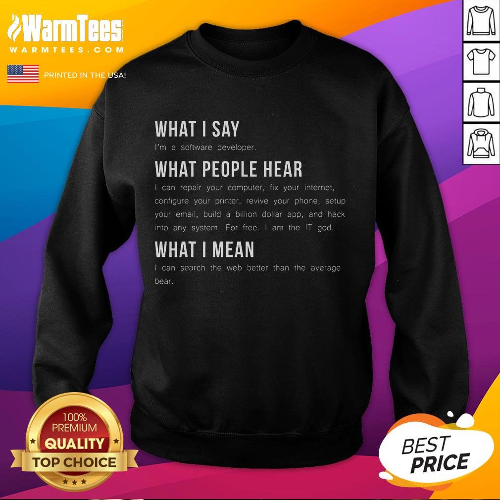 Funny I'm A Software Developer Programming T-Shirt - Image 5