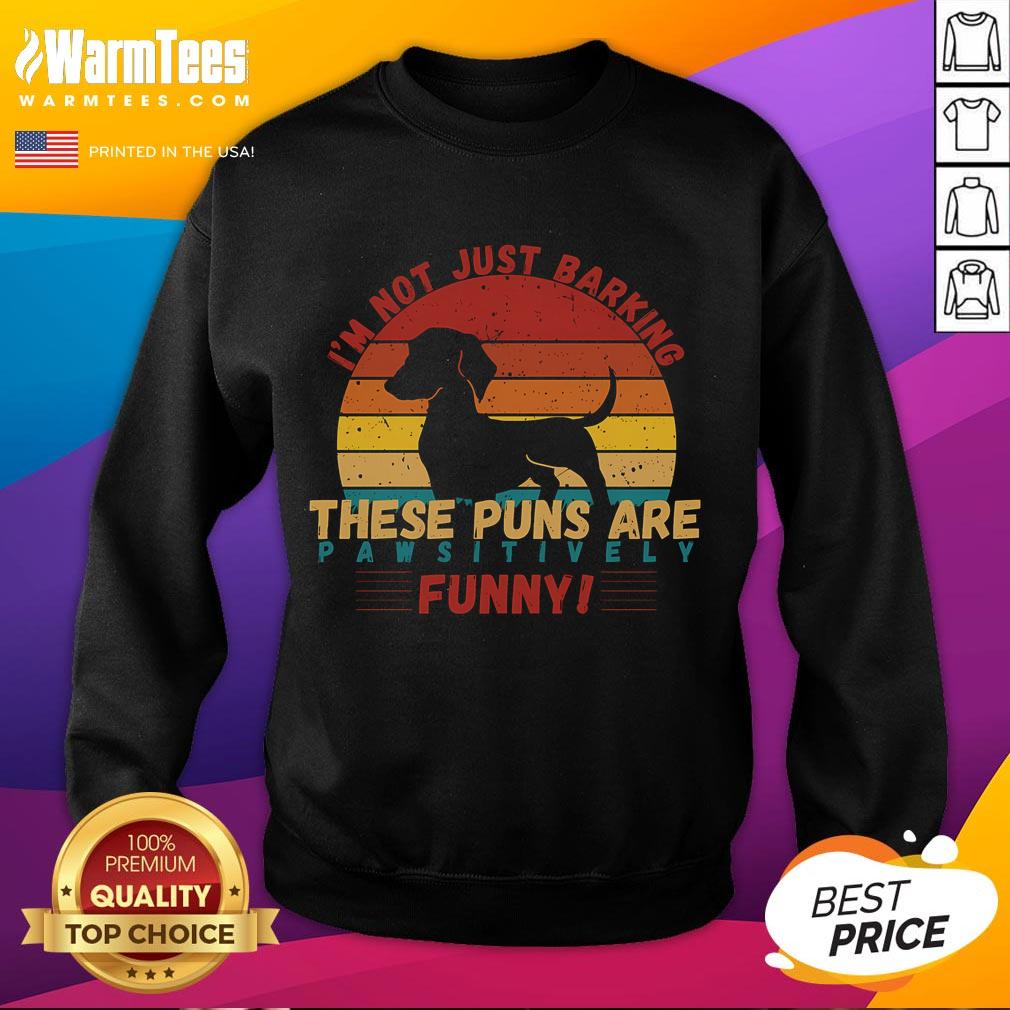 Funny I'm Not Barking These Puns Are Pawsitively T-Shirt - Image 5