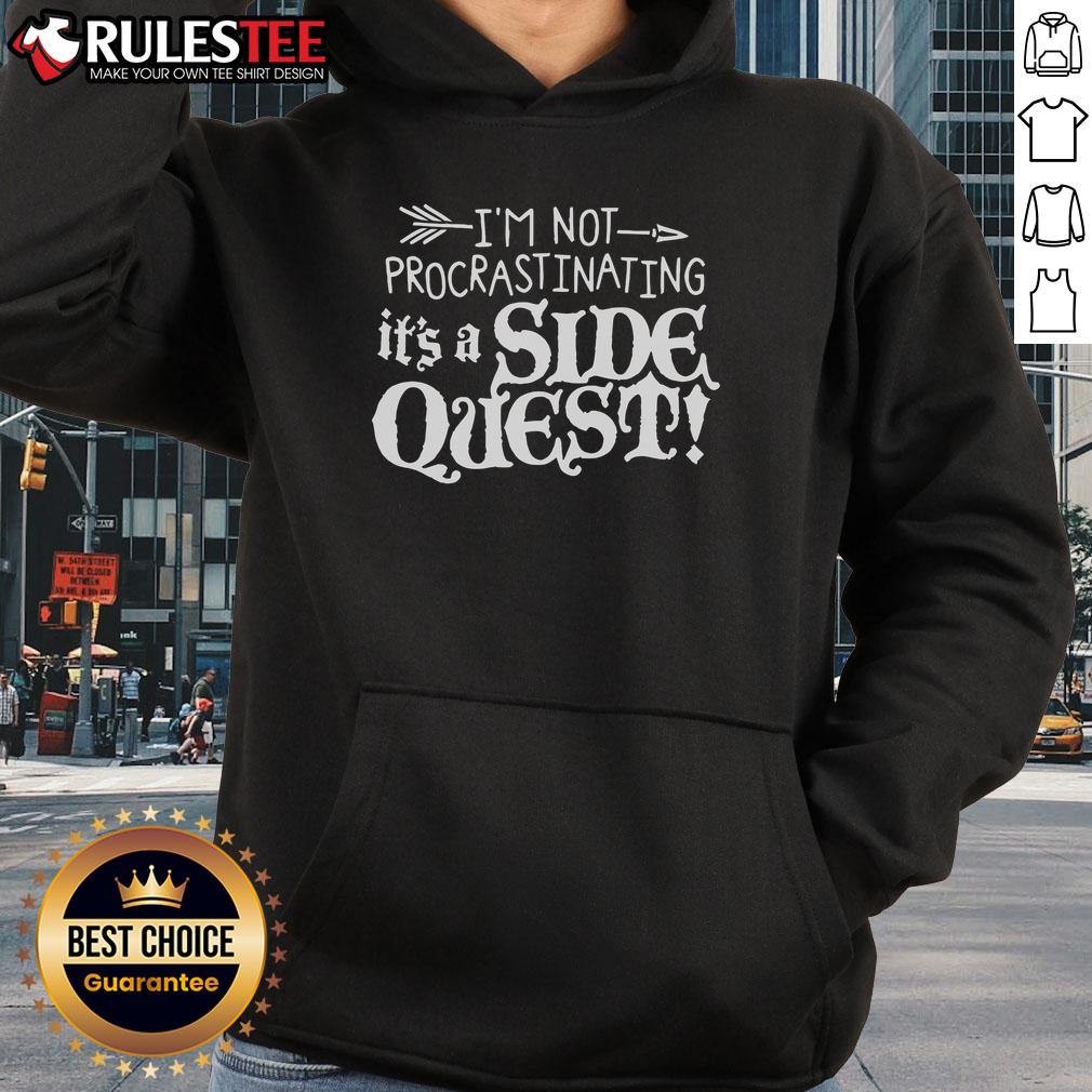 Funny I'm Not Procrastinating It's A Side Quest T-Shirt - Image 2