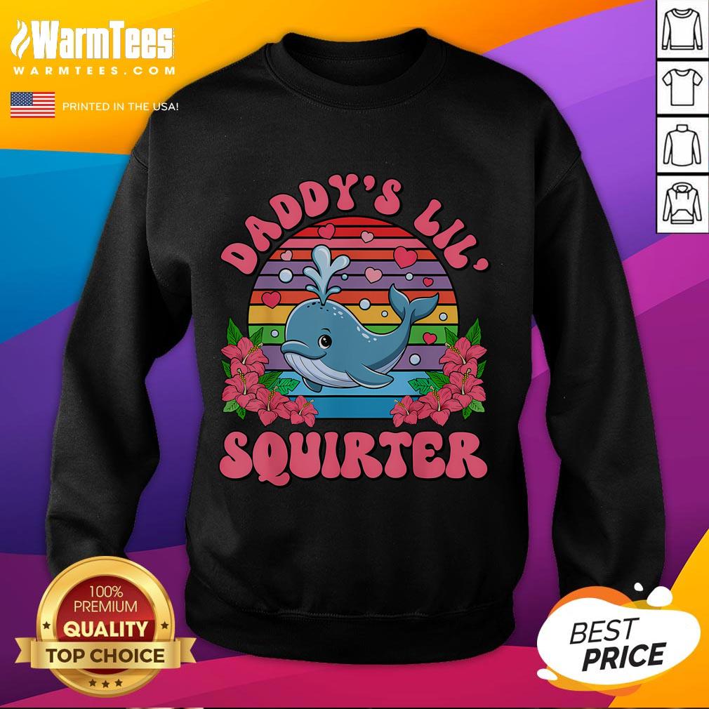 Funny Inappropriate Daddy's Lil Squirter Embarrassing T-Shirt - Image 5