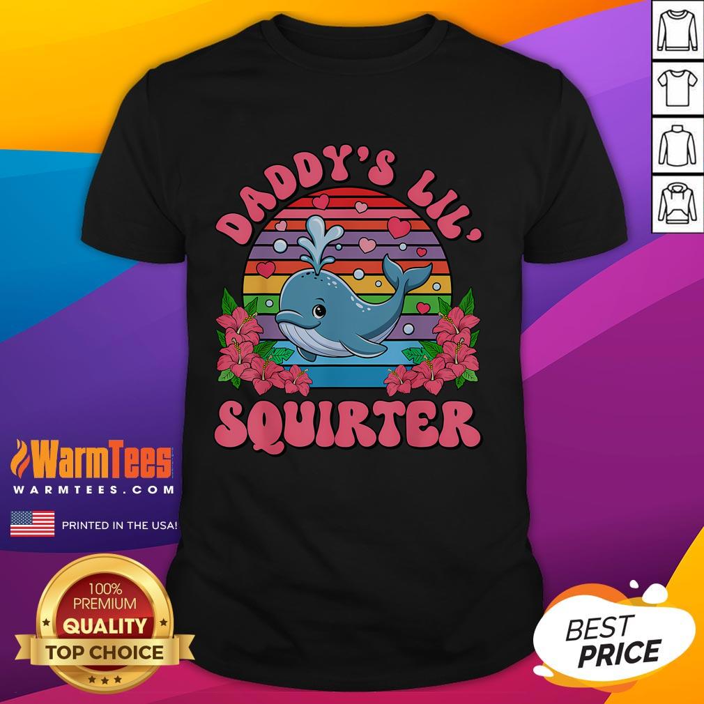 Funny Inappropriate Daddy's Lil Squirter Embarrassing T-Shirt