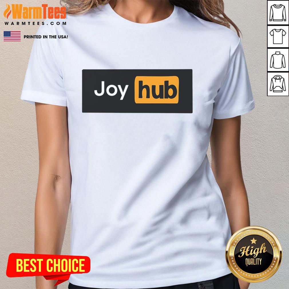 Funny Joy Hub Typo T-Shirt - Image 3