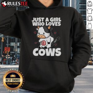 Alternative view of Funny Just A Girl Who Loves Cow Cute Cow Milk Farmer T-Shirt