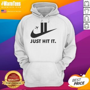 Alternative view of Funny Just Hit It 911 Logo Parody T-Shirt