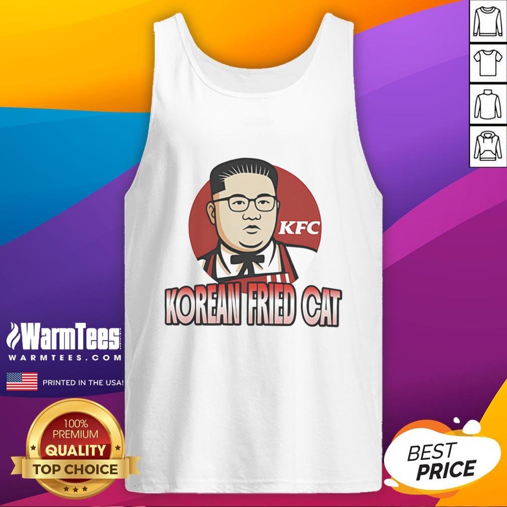 Funny Korean Fried Cat Kim Jong Un T-Shirt - Image 4
