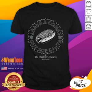 Funny Leave A Coney Out For Santa Santa Claus T-Shirt