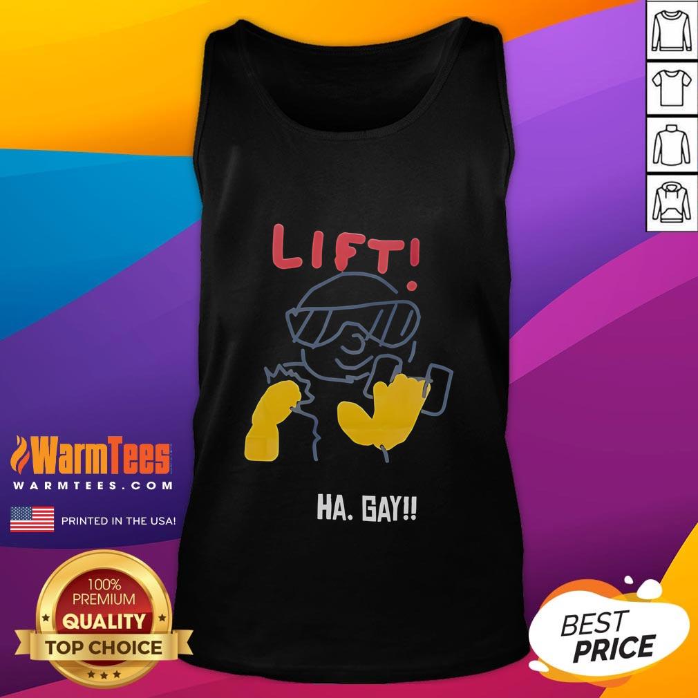 Funny Lift Ha Gay T-Shirt - Image 4
