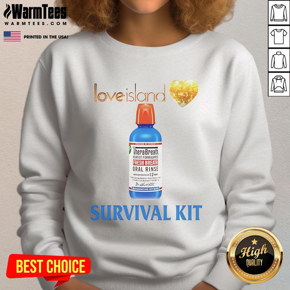 Funny Love Island Survival Kit T-Shirt - Image 5