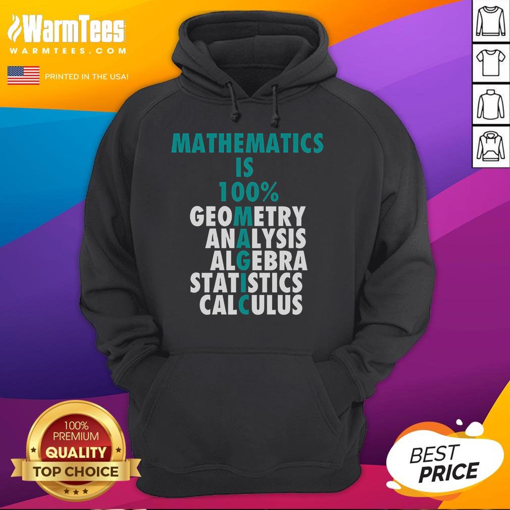 Funny Mathematics Is 100% Magic T-Shirt - Image 2