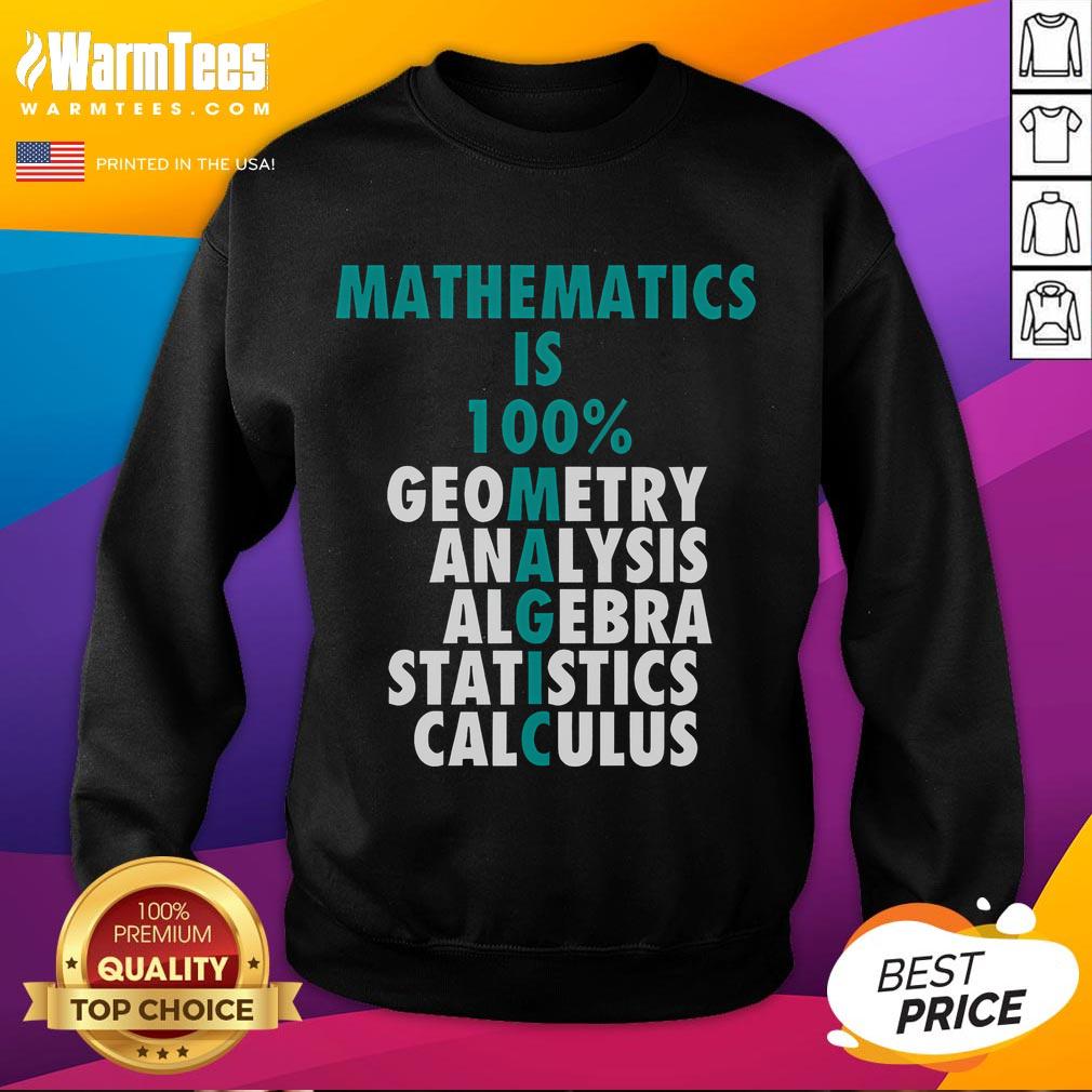 Funny Mathematics Is 100% Magic T-Shirt - Image 5