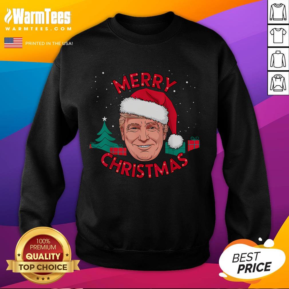 Funny Merry Christmas Trump Humorous Christmas Celebration T-Shirt - Image 5