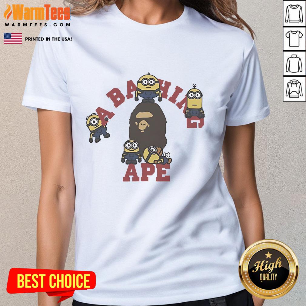 Funny Minions A Bathing Ape T-Shirt - Image 3