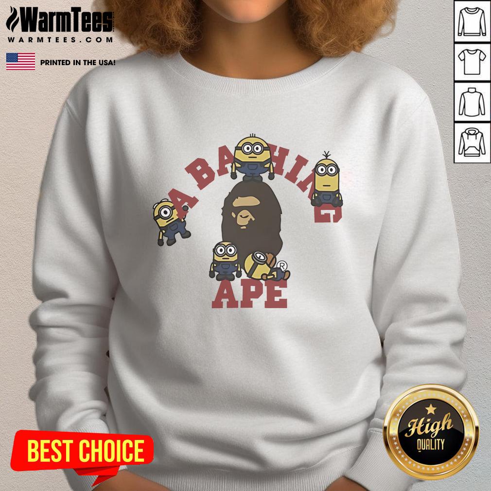 Funny Minions A Bathing Ape T-Shirt - Image 5
