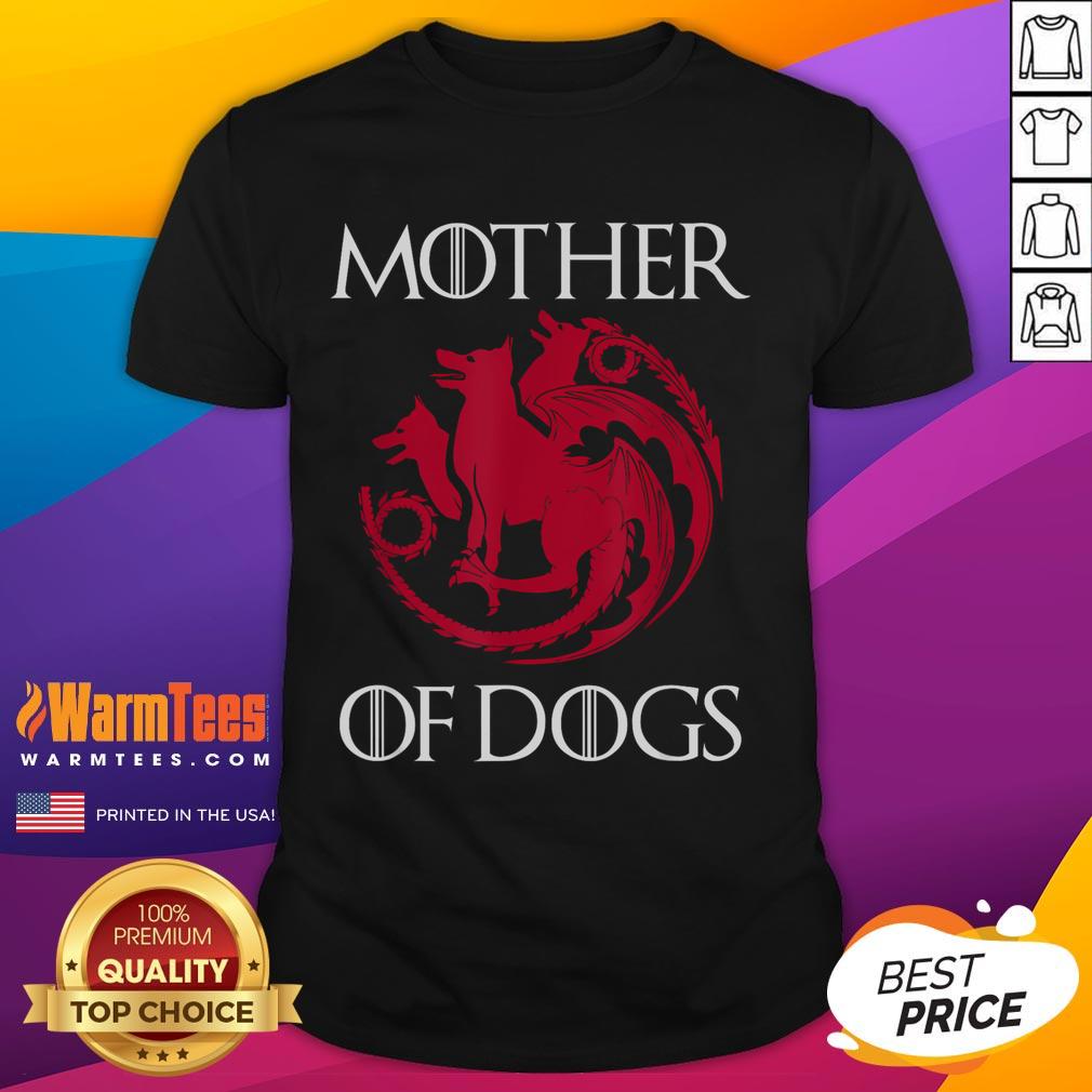 Funny Mother Of Dogs Emblem T-Shirt