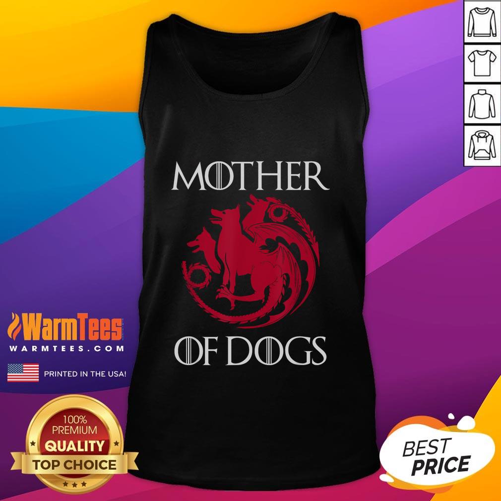 Funny Mother Of Dogs Emblem T-Shirt - Image 4