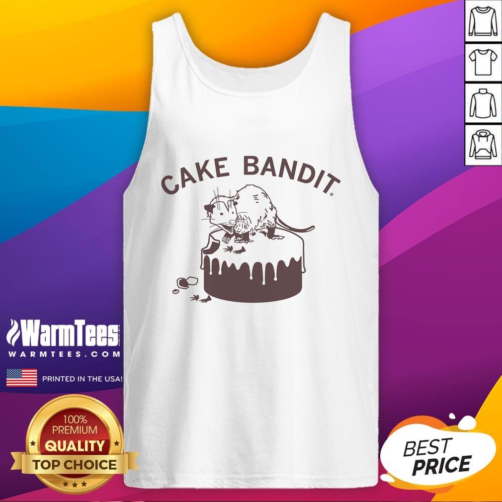 Funny Mouse Cake Bandit T-Shirt - Image 4