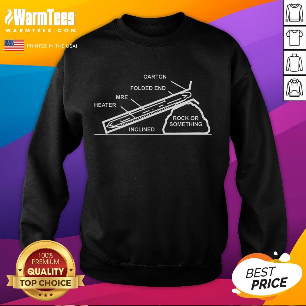 Funny Mre Rock Or Something Military Humor T-Shirt - Image 5
