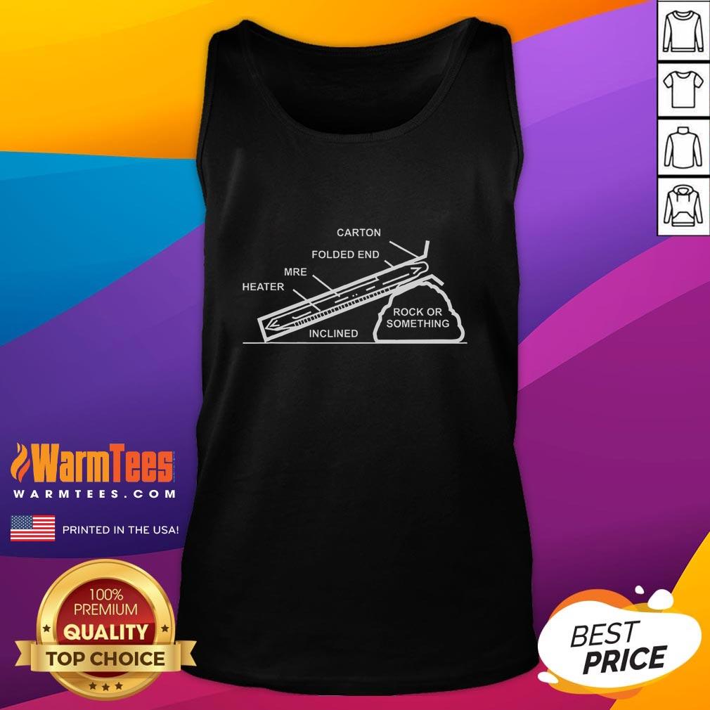 Funny Mre Rock Or Something Military Humor T-Shirt - Image 4