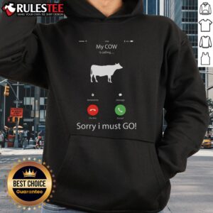 Alternative view of Funny My Cow Is Calling Farmer Farming T-Shirt