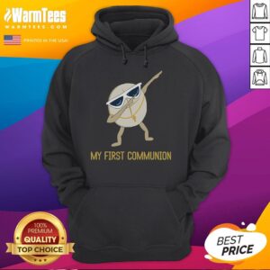 Alternative view of Funny My First Communion Dabbing Wafer 1st Communion T-Shirt