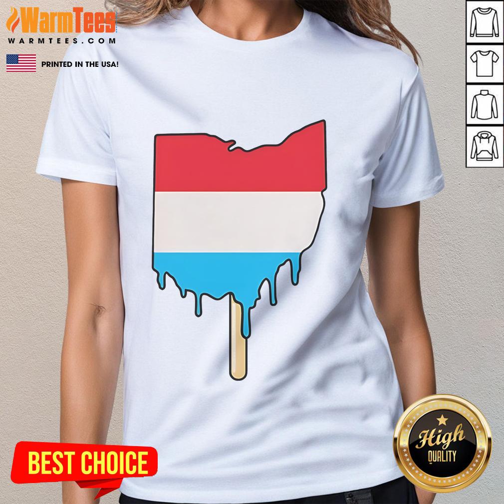 Funny Ohio Popsicle Map T-Shirt - Image 3