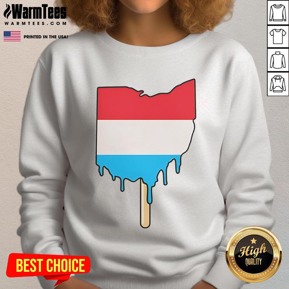 Funny Ohio Popsicle Map T-Shirt - Image 5