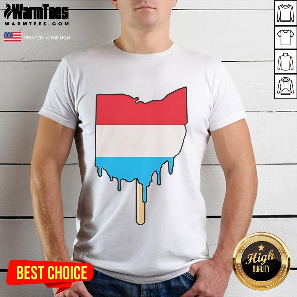 Funny Ohio Popsicle Map T-Shirt