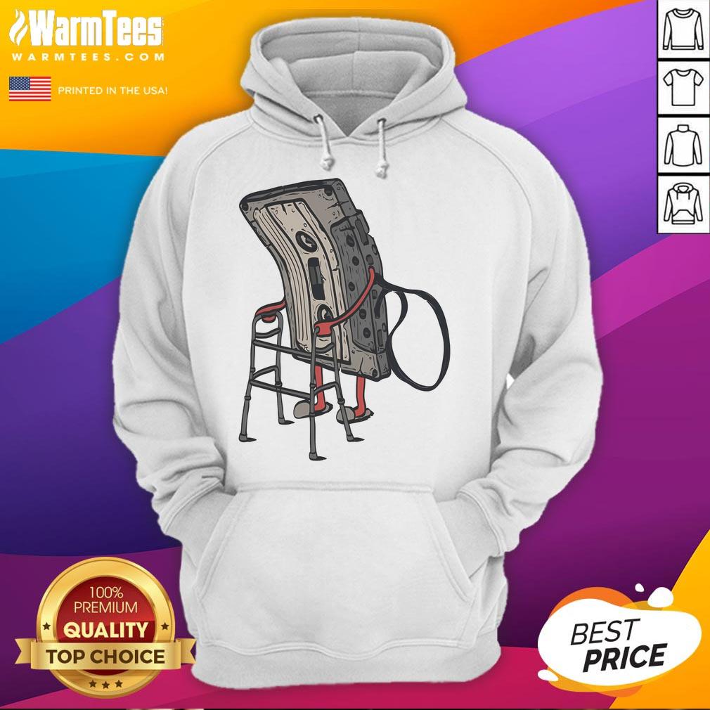 Funny Old Cassette Retro T-Shirt - Image 2