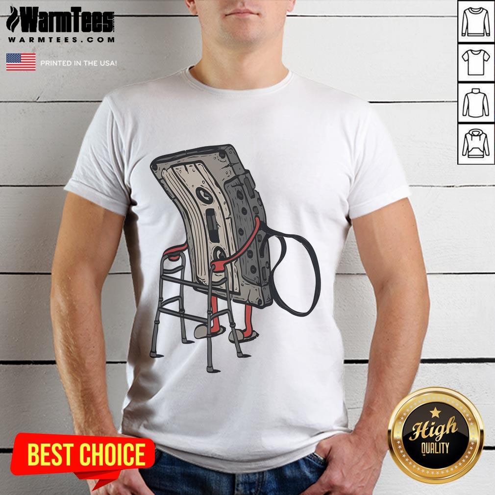 Funny Old Cassette Retro T-Shirt